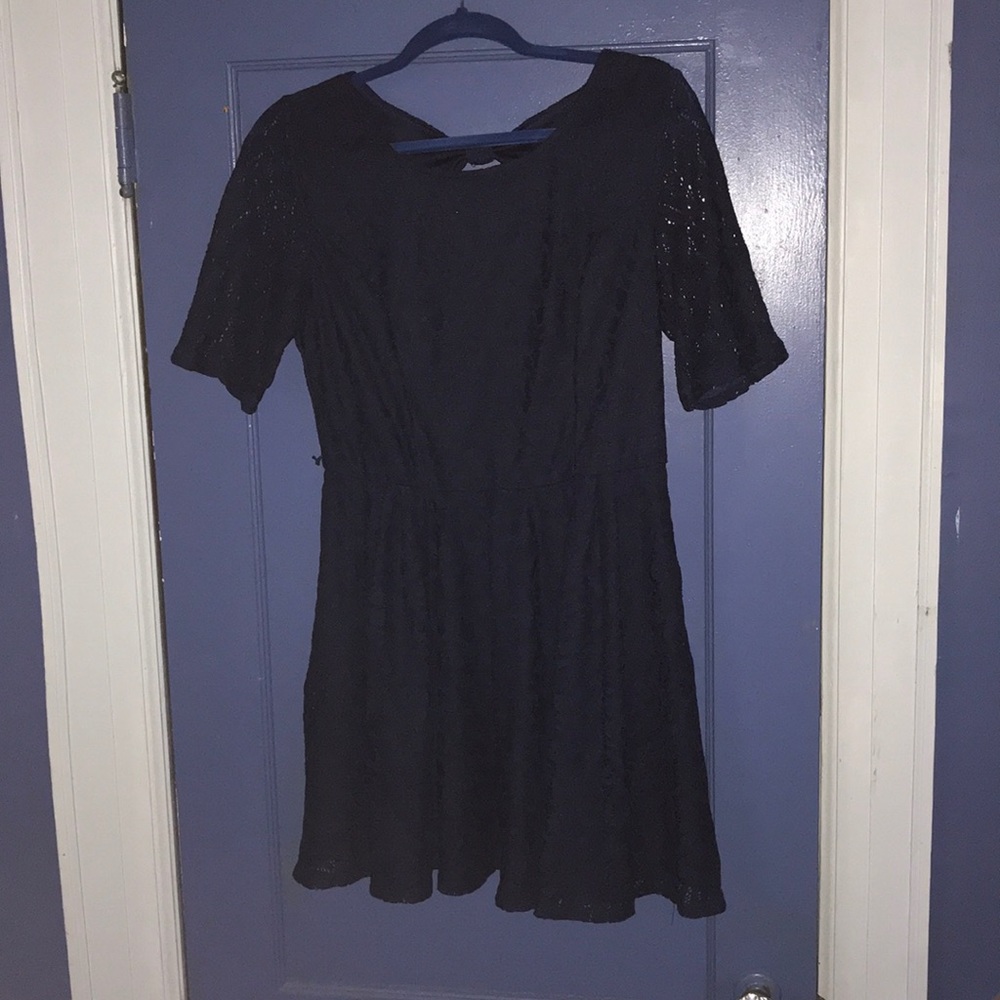 Navy lace dress!